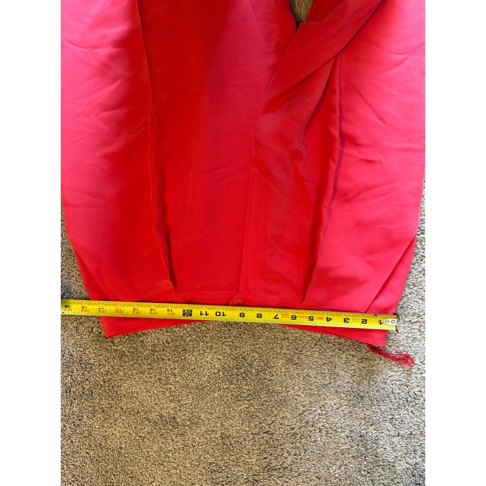 Jones New York Pink 100% Silk Pleated Dress Pants Trousers Womens Size 16 - Picture 5 of 5